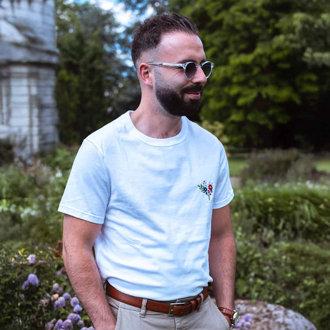 T-shirt brodé - L'Élégant