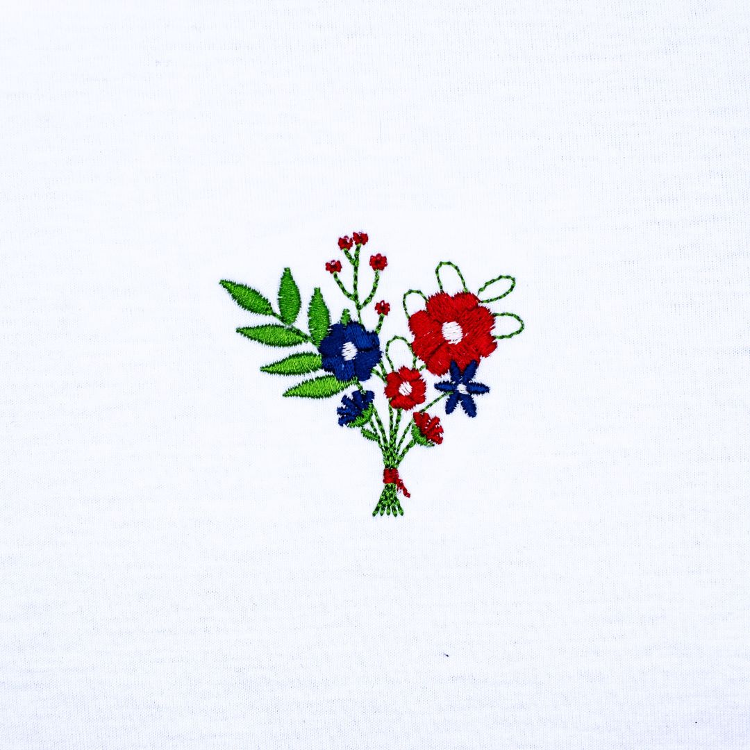 T-shirt brodé - L'Élégant